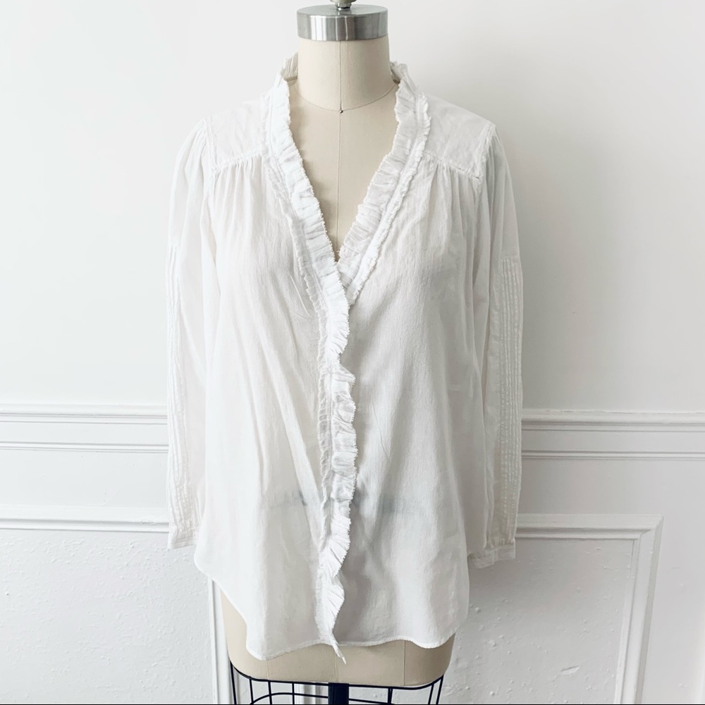 Sea New York Cotton Pleated Top
